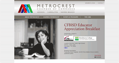 Desktop Screenshot of metrocrestchamber.com